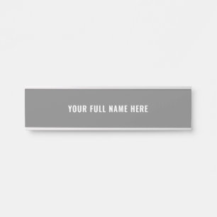 Your Name Door Sign with Custom Fonts and Colours