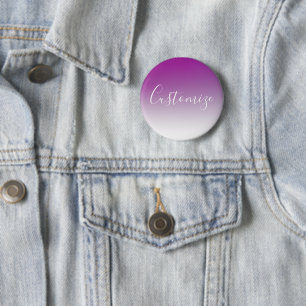 Your Name   Elegant Script 6 Cm Round Badge