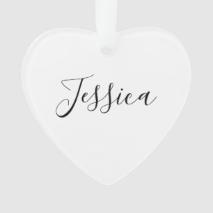 Your Name   Elegant Script Ornament