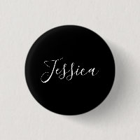 Your Name | Elegant White Script on Black