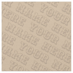Your Name Fabric Personalised Name Fabrics