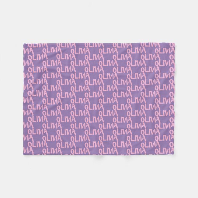 Your name Fleece Blanket (Front (Horizontal))