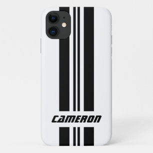 Your Name Fully Custom Colours Racing Stripes 1 Case-Mate iPhone Case