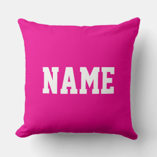 YOUR NAME Fun Athletic Text On Cushion