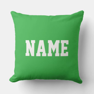 YOUR NAME Fun Athletic Text On  Cushion
