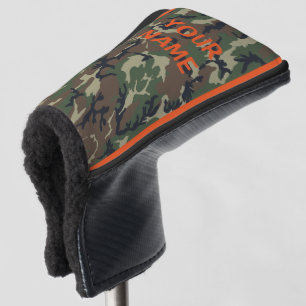YOUR NAME Golf Head Cover Camo Personalise