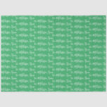 Your Name Green Tissue Paper<br><div class="desc">Wrap your gifts with unique,  custom personality with Your Name Tissue Paper. Multiple colours available.</div>