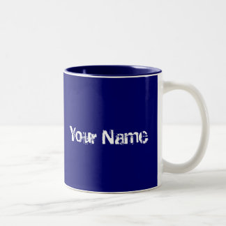 Your Name Here Mug Blue