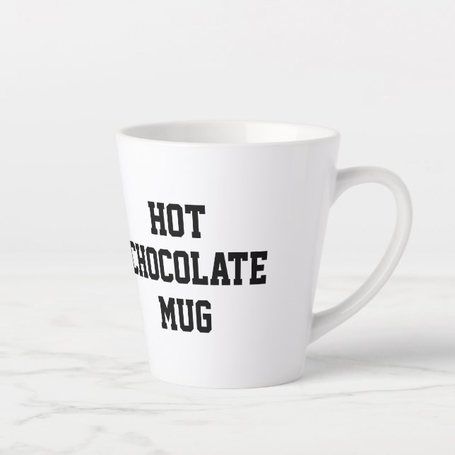 Your Name Hot Chocolate Mug (Right)