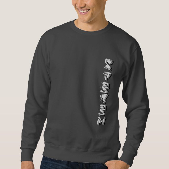 Your Name in Stylish Letters Sweatshirt (Front)
