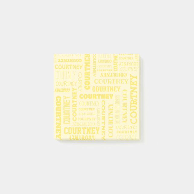 Your Name is All Over These Post-it Notes (Front)