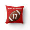 Your NAME & Jersey NUMBER on Football Pillow
