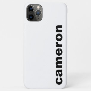 Your Name Modern White Case-Mate iPhone Case