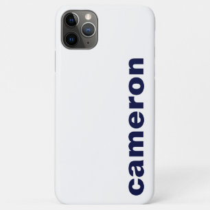 Your Name Modern White Case-Mate iPhone Case