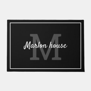Your name monogrammed doormat
