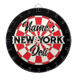 Your Name NEW YORK Deli Vintage Style NYC Pride Dartboard
