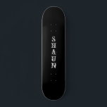 Your Name on a Skateboard<br><div class="desc">If you need help,  tell me what you want in the comment box below and I will make it for you in any colour font and the font of your choice. extreme sports shaun</div>