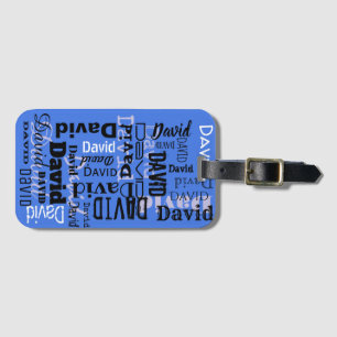 YOUR NAME on your PHONE Iphone Customisable Case-M Luggage Tag
