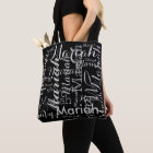 Your name pattern black stylish