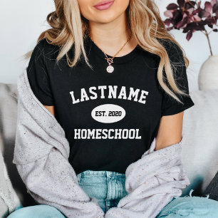 Your Name Personalised Homeschool T-Shirt