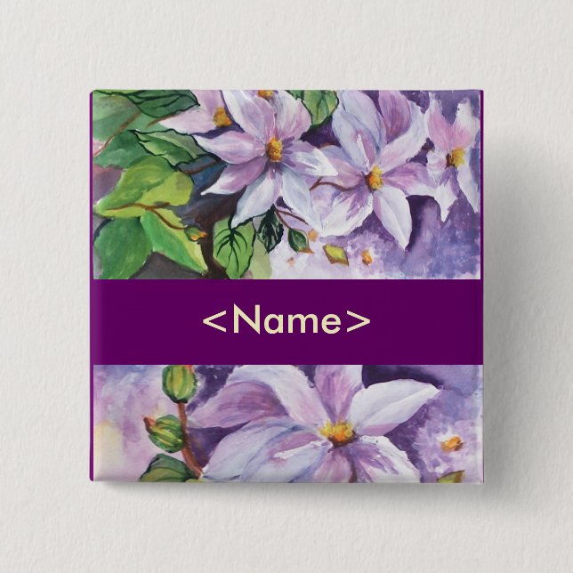 Your name pin (Front)