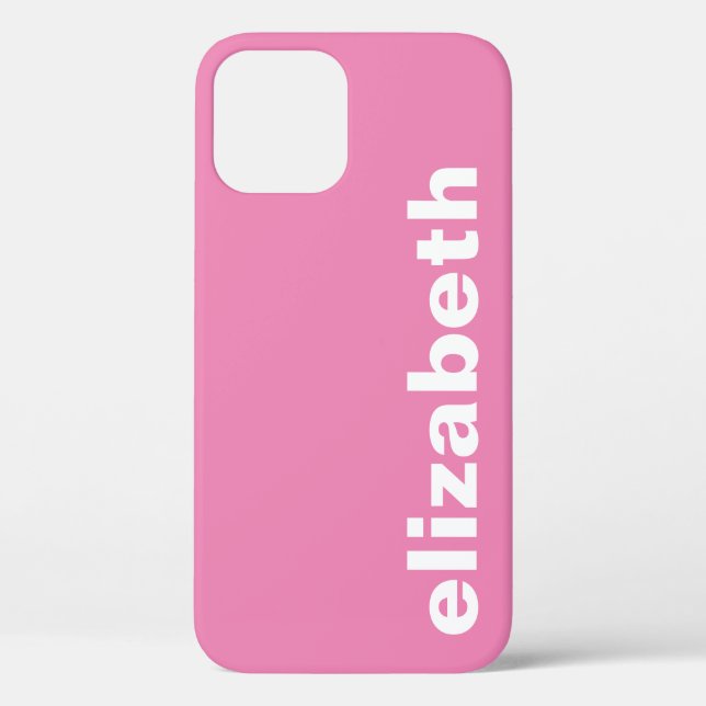 Your Name Pink Case-Mate iPhone Case (Back)