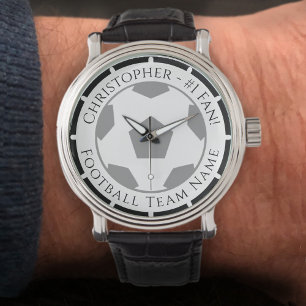 Your Name plus Football Team Name Watch