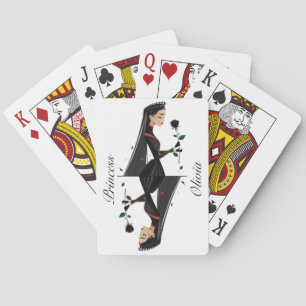 Your Name Princess  Customizable Playing Cards