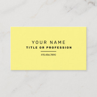 Your Name, Profession and Company, Business, ZSSG Calling Card