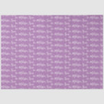 Your Name Purple Tissue Paper<br><div class="desc">Wrap your gifts with unique,  custom personality with Your Name Tissue Paper.</div>
