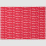 Your Name Red Tissue Paper<br><div class="desc">Wrap your gifts with unique,  custom personality with Your Name Tissue Paper. Multiple colours available.</div>