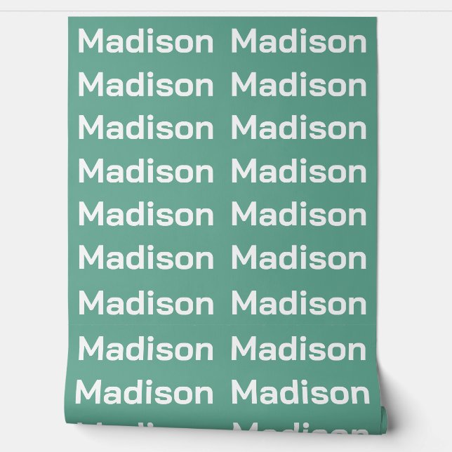 YOUR NAME Repeating Custom Colour Wallpaper (Unrolling)