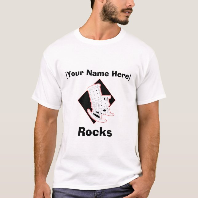 [Your Name] Rocks Custom T-Shirt (Front)