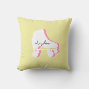 Your Name Roller Skates Quad Derby Skater Gift  Cushion