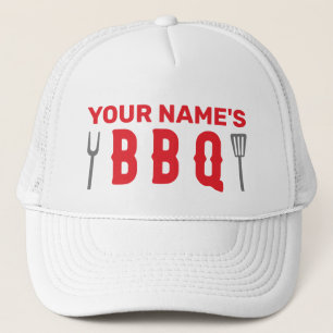Your Name’s Bbq Trucker Hat