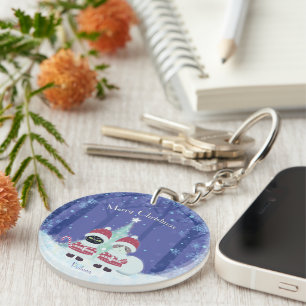 [Your name]'s Poiluna Christmas Key Ring