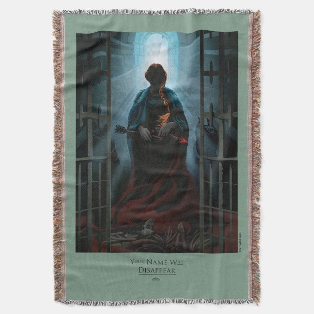 Your Name Will Disappear Throw Blanket (Front Vertical)
