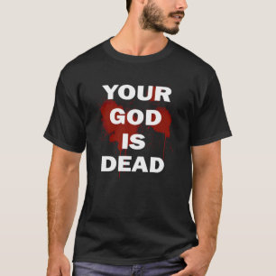 Your Nine God inch is Nails Dead Atheist Metalhead T-Shirt