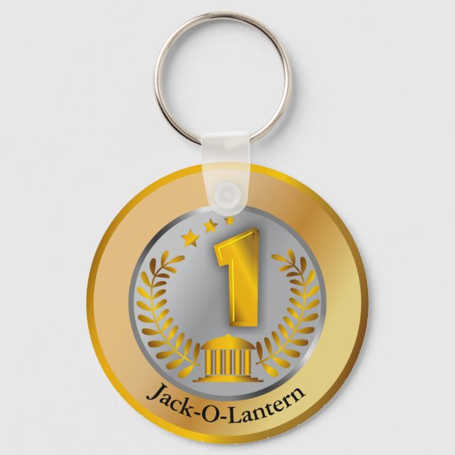 Your Number One "#1" Customisable Keychain (Back)