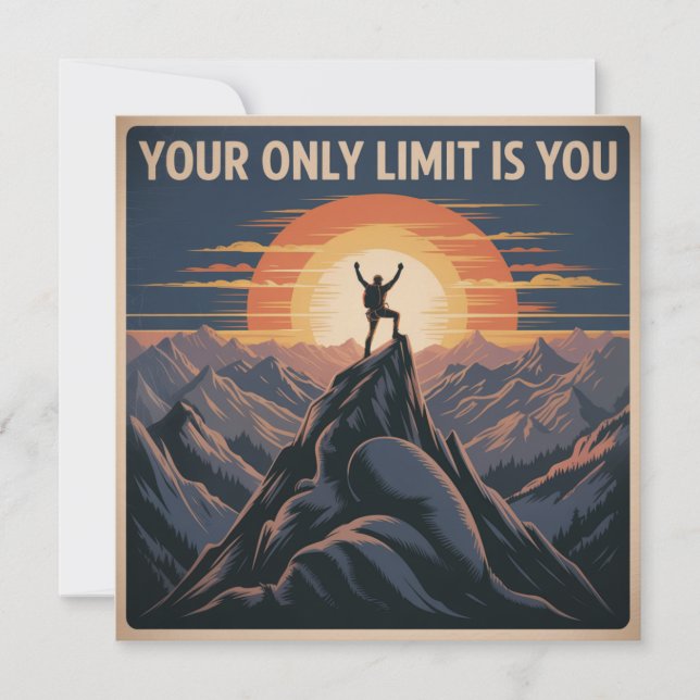 Your Only Limit Is You Invitation (Front)