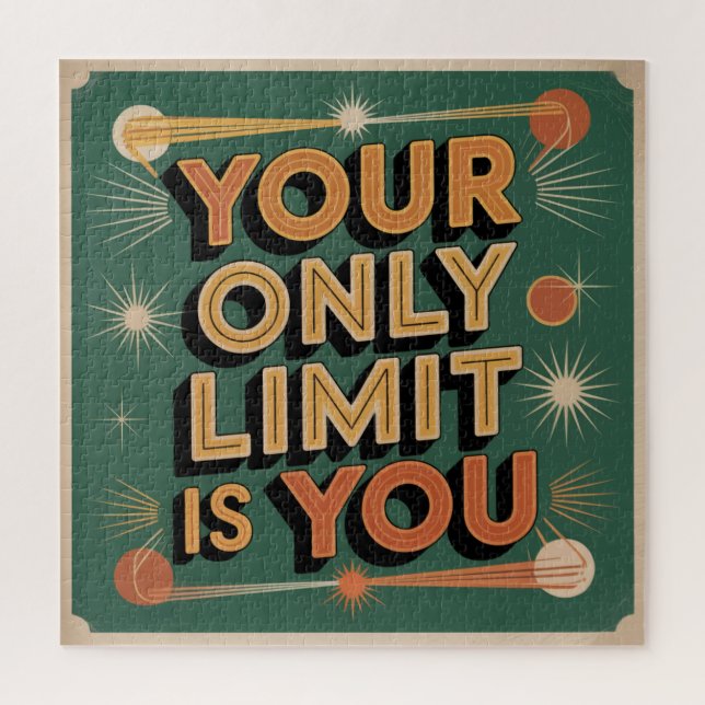 Your Only Limit Is You Jigsaw Puzzle (Vertical)