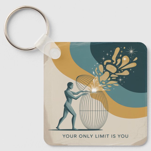Your Only Limit Is You Key Ring (Front)