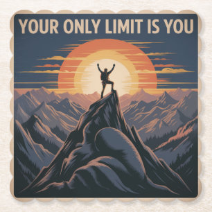 Your Only Limit Is You Paper Coaster