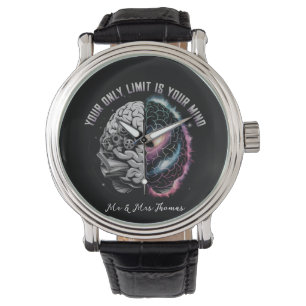 Your Only Limit is Your Mind: Motivational Quote t Watch
