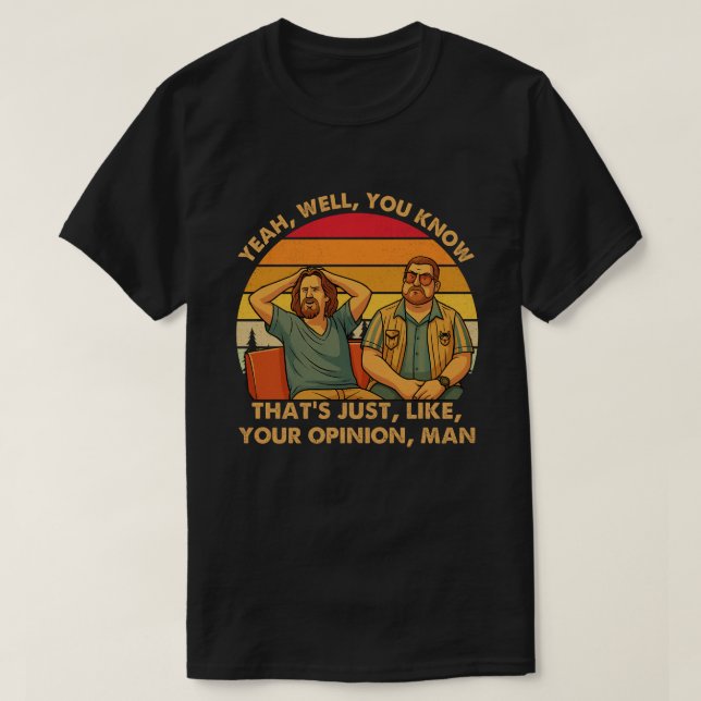 Your Opinion, Man T-Shirt (Design Front)