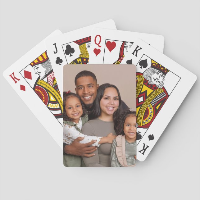 Your Own Artwork Custom Upload Painting Drawing Playing Cards (Back)