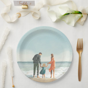 Your Own Artwork   Upload Your Painting Drawing Paper Plate