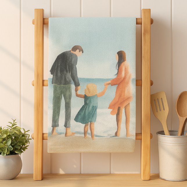 Your Own Artwork | Upload Your Painting Drawing Tea Towel (Creator Uploaded)