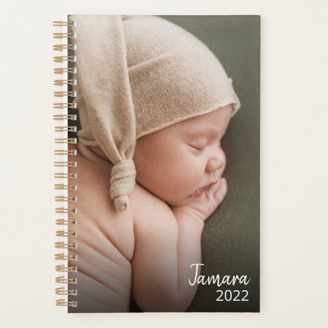 Your Own Baby Photo Personalised Planner (Front)