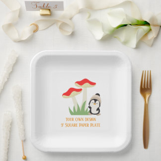 Your Own Creation 9" Square Paper Plate
